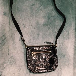 COACH Authentic Black Poppy Crossbody Purse